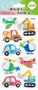 Opakowanie Naklejki 3D Fancy Vehicles Fun 90x210 HAPPY COLOR