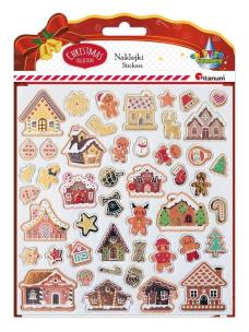 Opakowanie Naklejki 3D papier na filcu 47szt