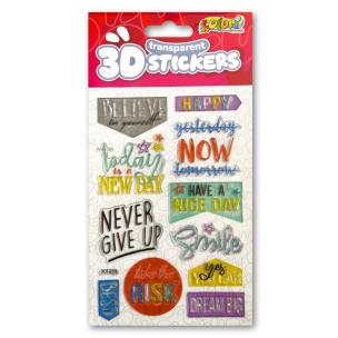 Opakowanie Naklejki 3D Transparent Motivation Quost