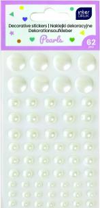 Opakowanie Naklejki dekoracyjne 62szt Pearls