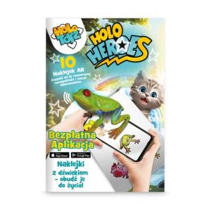 Opakowanie Naklejki dla dzieci AR, Holo Heroes, HoloToyz