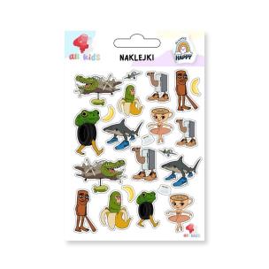 Naklejki dla dzieci Brainrot Ballerina Cappuccina. Wydawca: All4Kids. Multiszop.pl Opakowanie Naklejki dla dzieci Brainrot Ballerina Cappuccina