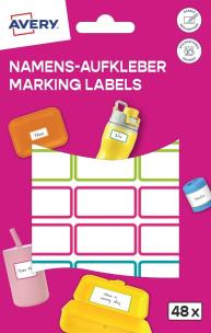 Opakowanie Naklejki do oznaczania - 15x32mm 48 naklejek