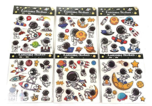 Opakowanie Naklejki fluo MIX