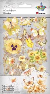 Opakowanie Naklejki foliowe 4 plansze motyle, kwiaty