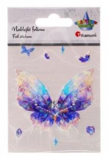 Opakowanie Naklejki foliowe motyl 70x60mm 8szt
