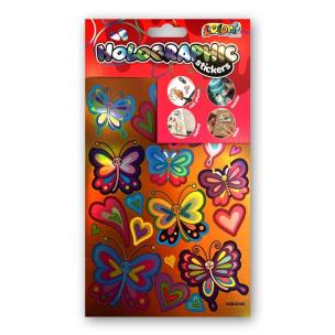 Opakowanie Naklejki holographic butterflies PENMATE