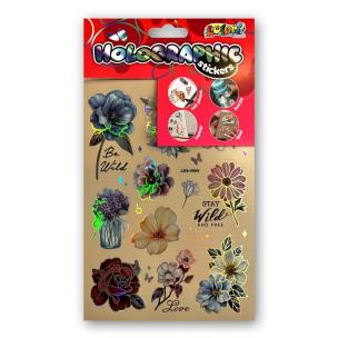 Opakowanie Naklejki holographic flowers PENMATE