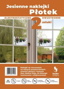 Naklejki jesienne Płotek 2szt. Wydawca: Kunke. Multiszop.pl Opakowanie Naklejki jesienne Płotek 2szt