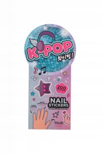 Opakowanie Naklejki K-Pop na paznokcie Rainbow