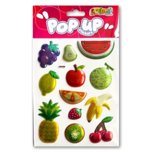 Opakowanie Naklejki metaliczne Fruits