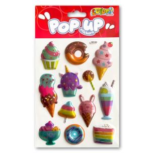 Opakowanie Naklejki metaliczne ice-Cream