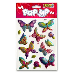 Opakowanie Naklejki metaliczne Rainbow Butterflies