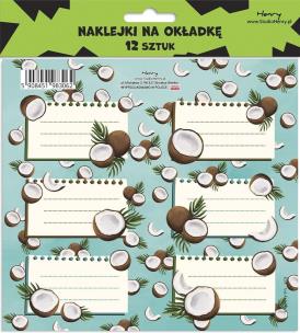 Opakowanie Naklejki na okładkę - Kokos (12szt)