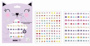 Opakowanie Naklejki na paznokcie dla dzieci 180szt BB Friends