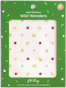 Opakowanie Naklejki na paznokcie dla dzieci Wild Wonders