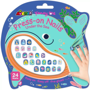 Naklejki na paznokcie Pod wodą. Wydawca: AVENIR. Multiszop.pl Opakowanie Naklejki na paznokcie Pod wodą