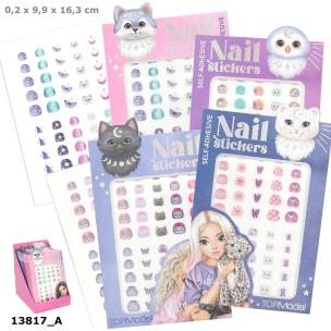 Opakowanie Naklejki na paznokcie Top Model 100 sztuk mix wzorów 13817A