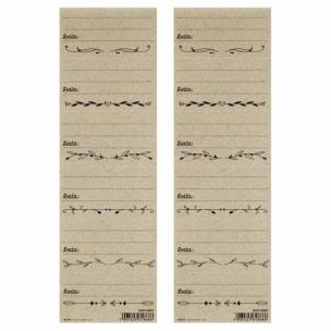 Opakowanie Naklejki na przetwory Vintage (25szt)