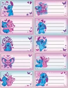 Opakowanie Naklejki na zeszyt Stitch 10szt