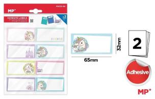 Opakowanie Naklejki na zeszyty Jednorożce