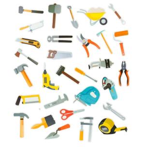 Opakowanie Naklejki narzędzia 30szt