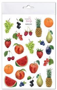 Opakowanie Naklejki Owoce