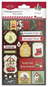 Opakowanie Naklejki papierowe do scrapbookingu 22szt