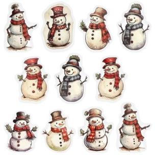 Opakowanie Naklejki papierowe na taśmie Bałwanki 250szt