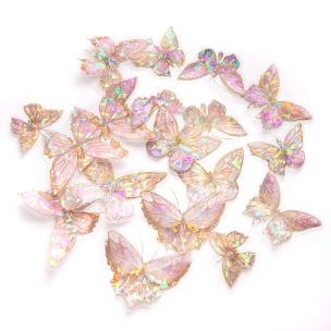 Naklejki pet połyskujące motyle crystal pink20 szt.. Wydawca: DP CRAFT. Multiszop.pl Opakowanie Naklejki pet połyskujące motyle crystal pink20 szt.