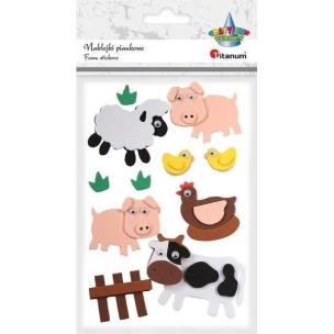 Opakowanie Naklejki piankowe 3D zagroda 11szt