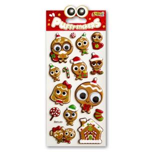 Opakowanie Naklejki puffy Christmas Gingerbread