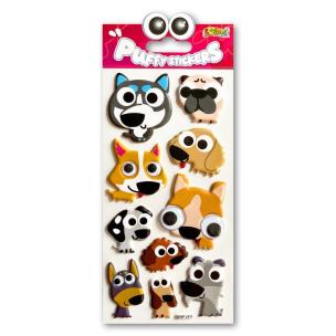 Opakowanie Naklejki puffy Dog Eyes