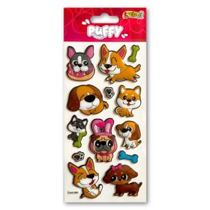 Opakowanie Naklejki puffy Dogs