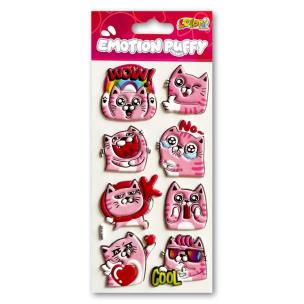 Opakowanie Naklejki puffy Emotion Cat