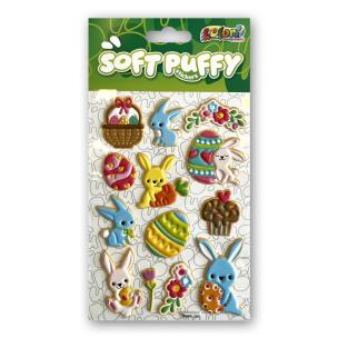 Opakowanie Naklejki puffy swpe happy easter PENMATE