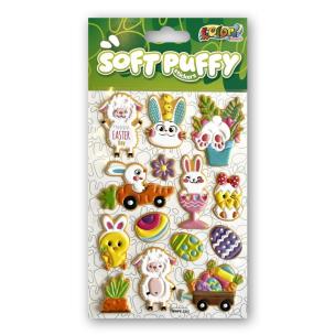 Opakowanie Naklejki puffy swpe happy easter PENMATE