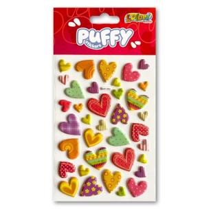 Opakowanie Naklejki puffy Valentines