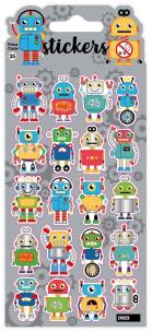 Opakowanie Naklejki - Robot