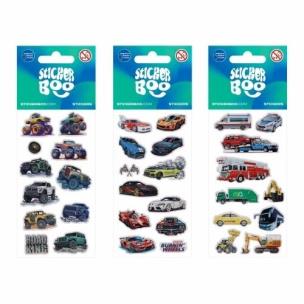 Naklejki Sticker BOO Auta mix. Wydawca: Sticker Boo. Multiszop.pl Opakowanie Naklejki Sticker BOO Auta mix