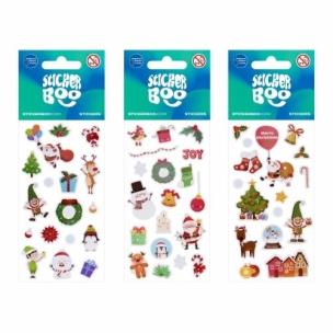 Naklejki Sticker BOO Boże Narodzenie mix. Wydawca: Sticker Boo. Multiszop.pl Opakowanie Naklejki Sticker BOO Boże Narodzenie mix