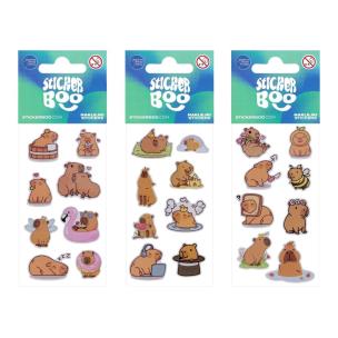 Opakowanie Naklejki Sticker BOO Kapibara mix