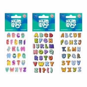 Naklejki Sticker BOO Literki mix. Wydawca: Sticker Boo. Multiszop.pl Opakowanie Naklejki Sticker BOO Literki mix