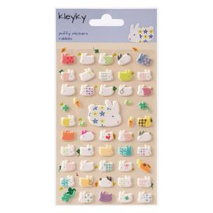 Opakowanie Naklejki wypukłe Króliki