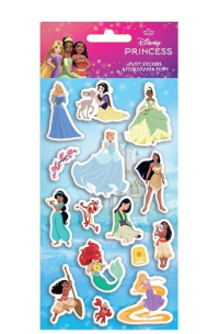 Opakowanie Naklejki wypukłe Princess