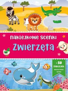 Okładka książki Naklejkowe scenki. Zwierzęta
