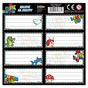 Opakowanie Nalepki na zeszyt (25szt) DERFORM