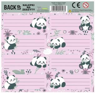 Opakowanie Nalepki na zeszyt Panda 11 (25szt) DERFORM