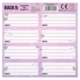 Opakowanie Nalepki na zeszyty BackUp 7 A32 (25szt) DERFORM
