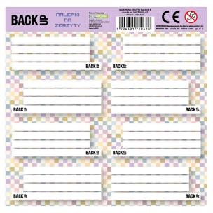 Opakowanie Nalepki na zeszyty Backup 8 a 01 (25szt) DERFORM